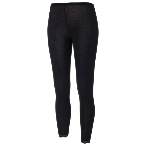 Image of Engel - Women"s Leggings mit Spitze - Merinounterwäsche Gr 34/36;38/40;42/44;46/48 schwarz'