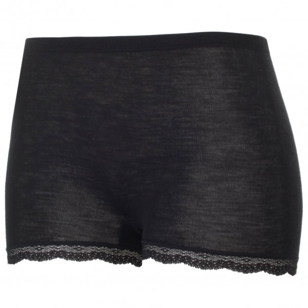 Image of Engel - Women"s Pants mit Spitze - Merinounterwäsche Gr 34/36;38/40;42/44;46/48 schwarz'