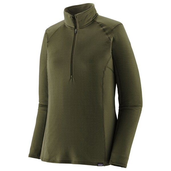 Image of Patagonia - Women"s Capilene Thermal Weight Zip Neck - Kunstfaserunterwäsche Gr L oliv'
