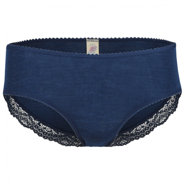 Image of Engel - Women"s Panty mit Spitze - Seidenunterwäsche Gr 34/36;38/40;42/44;46/48 blau'