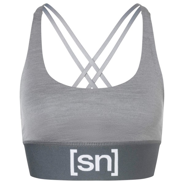 super.natural Super Top Sport-BH Damen (Gr S |grau)