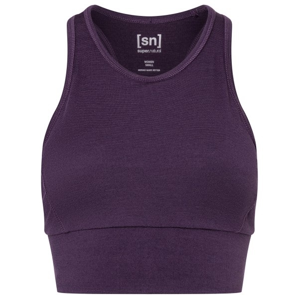 Image of super.natural - Women"s Liquid Flow Top - Sport-BH Gr 34 - XS lila'