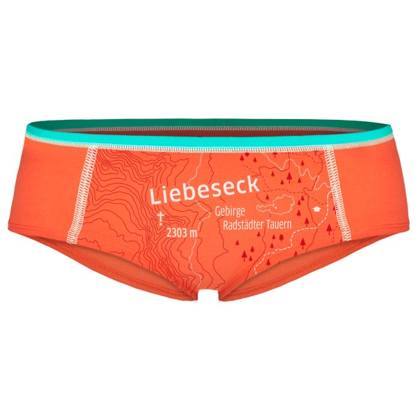 Image of Ein schöner Fleck Erde - Women"s Liebeseck - Unterhose Gr 38;40 blau;rot'