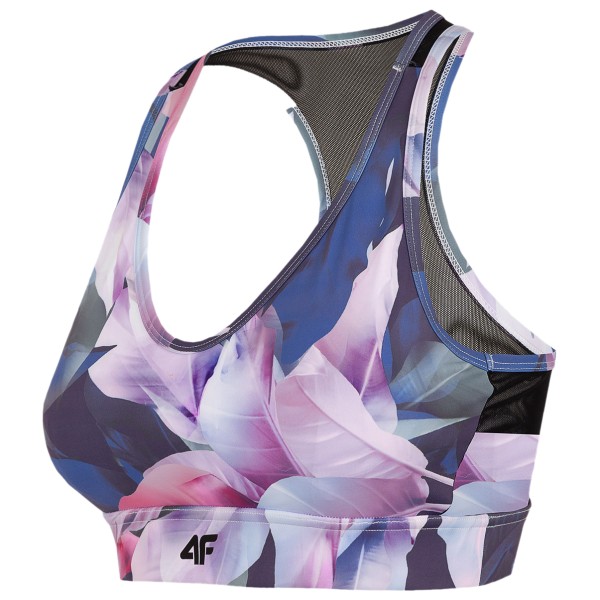 Image of 4F - Women's Low Support Sports Bra AOP - Sport-BH Gr L;M;S;XL;XS lila bei Bergfreunde.ch - der Outdoor Shop