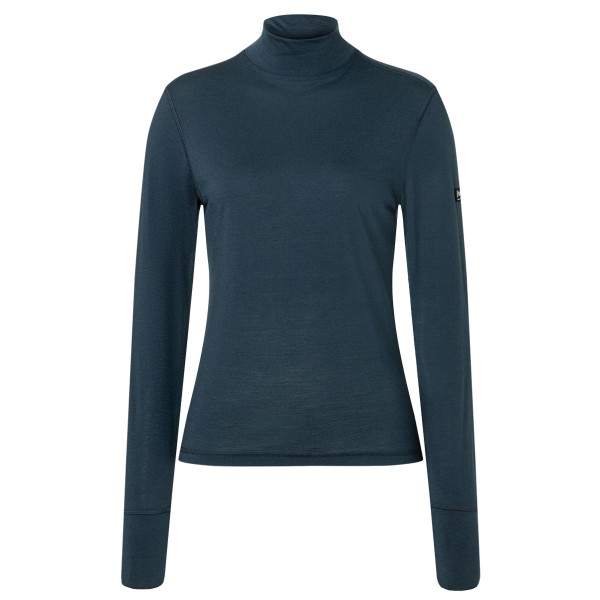 Image of super.natural - Women"s Tundra 175 Turtleneck - Longsleeve Gr 34 - XS;36 - S;38 - M;40 - L;42 - XL;44 - XXL blau;schwarz'