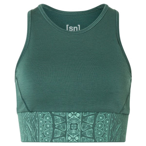 Image of super.natural - Women"s Arabesque LF Top - Sport-BH Gr 34 - XS;36 - S;38 - M;40 - L;42 - XL grau;grün/türkis;lila;rosa'
