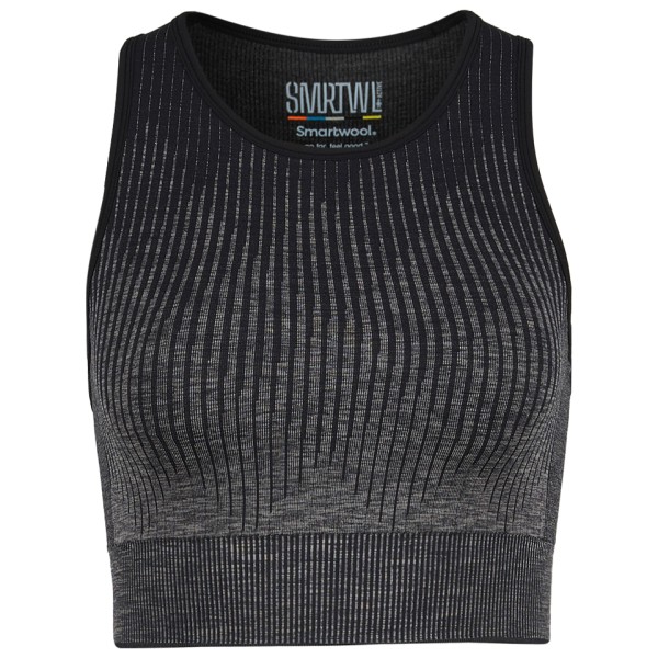 Image of Smartwool - Women"s Intraknit Crop Bra - Sport-BH Gr L;M;XL;XS braun/rosa;grau/schwarz;rosa'