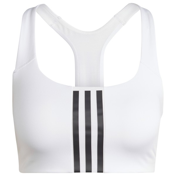 Image of adidas - Women"s PWIM Medium Support 3S Bra - Sport-BH Gr L - Cup: A-B weiß'