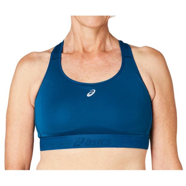 Image of Asics - Women"s Road Compression Bra - Sport-BH Gr L beige/blau'
