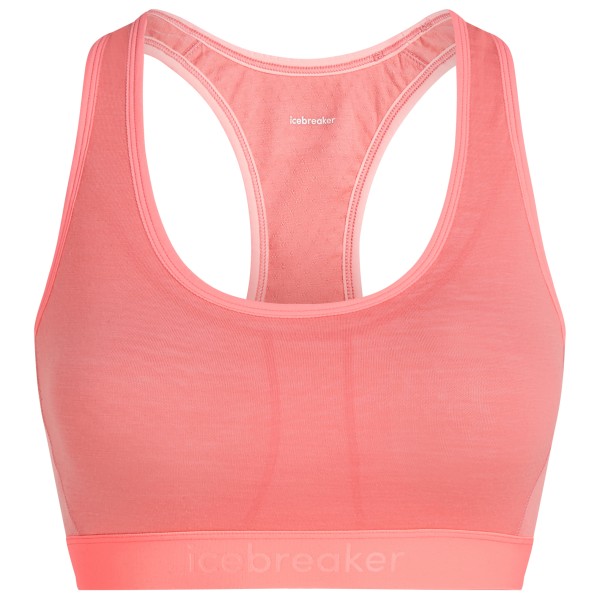 Icebreaker – Women’s 125 Zoneknit Racerback Bra – Sportbeha maat XS, Rood
