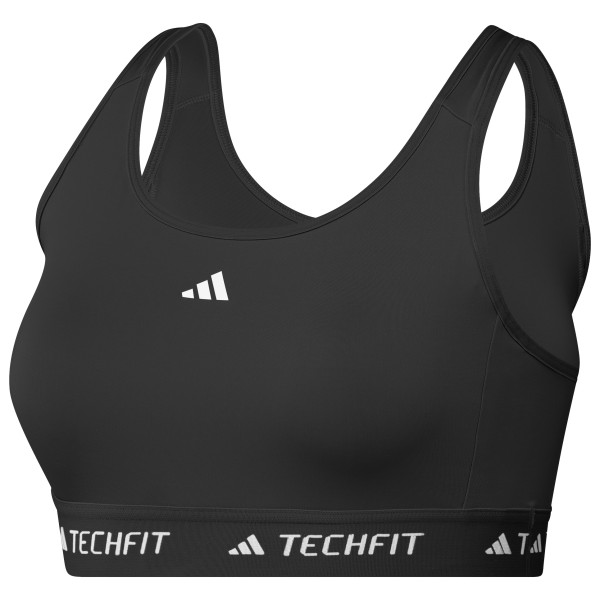 Image of adidas - Women"s Techfit Medium Support Bra - Sport-BH Gr S - Cup: C-D schwarz'