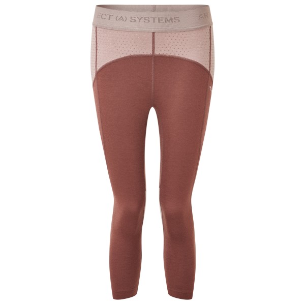 ARTILECT – Women’s Darkhorse 185 Zoned 3/4 Legging – Lange onderbroek maat XS, Bruin