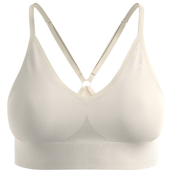 Odlo Seamless Low Padded Sport Bra Sport-BH Damen (Gr L |beige/grau)