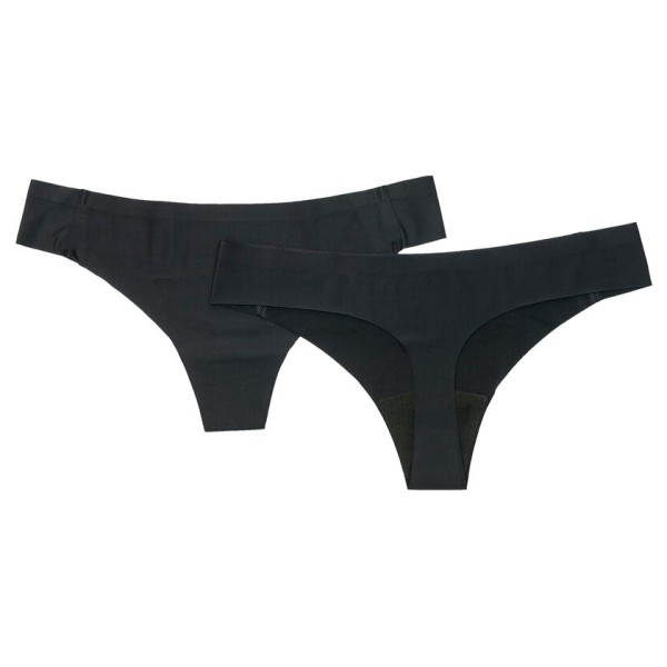 ATHLECIA – Women’s Alax Seamless String 2-Pack – Ondergoed maat , Zwart