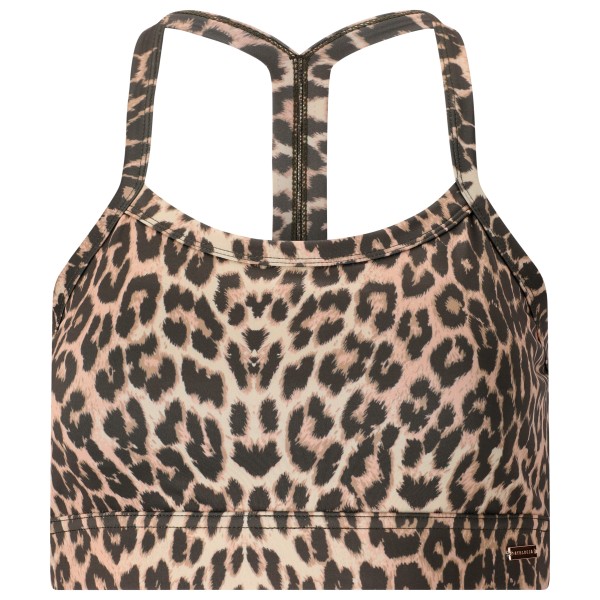 ATHLECIA Bloom V2 Printed Sports Bra Sport-BH Damen (Gr M |braun)