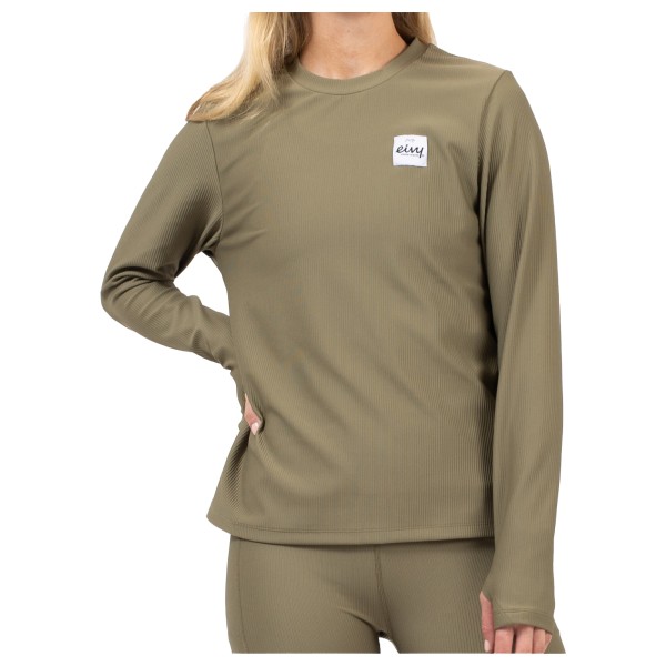Langarm Unterhemde Eivy Versa Loose Fit Rib Top Damen (Gr XXL |beige)