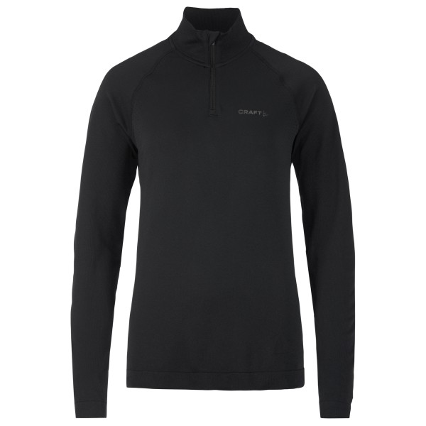 Craft Active Comfort2 Half-Zip L/S Kunstfaserunterwäsche Damen (Gr M |schwarz)