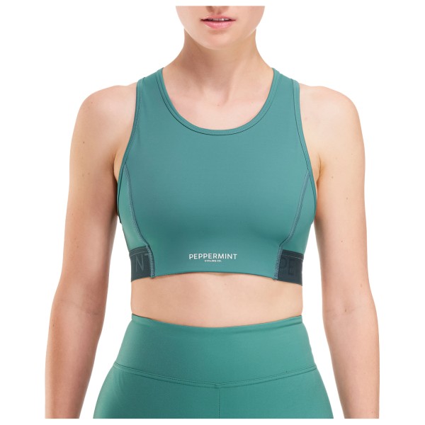 Sport-BH PEPPERMINT Signature High-Neck Bra Damen (Gr L |türkis)