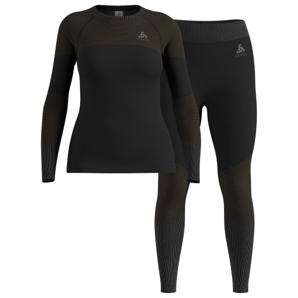 Odlo Fundamentals Performance Warm Kunstfaserunterwäsche Damen (Gr XL |schwarz)