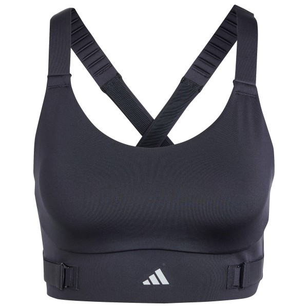 adidas Fastim L HS Bra Sport-BH Damen (Gr XL - Cup: A-B |grau/blau)