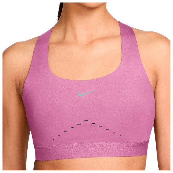 Nike - Women's Swift High-Support Lightly Lined - Sport-BH Gr L rosa