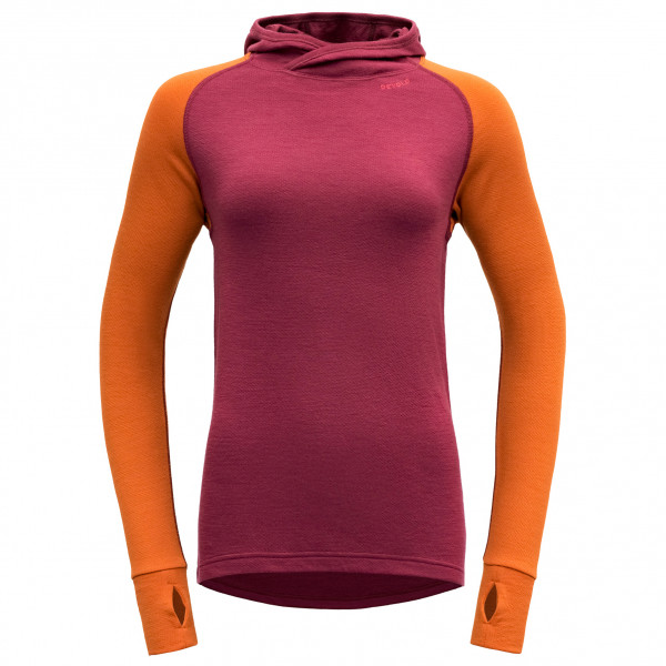 Image of Devold - Expedition Woman Hoodie - Merinounterwäsche Gr L rot bei Bergfreunde.ch - der Outdoor Shop