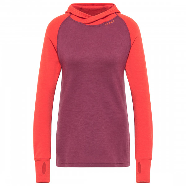 Image of Devold - Expedition Woman Hoodie - Merinounterwäsche Gr L;M;S;XL;XS rot;schwarz bei Bergfreunde.ch - der Outdoor Shop