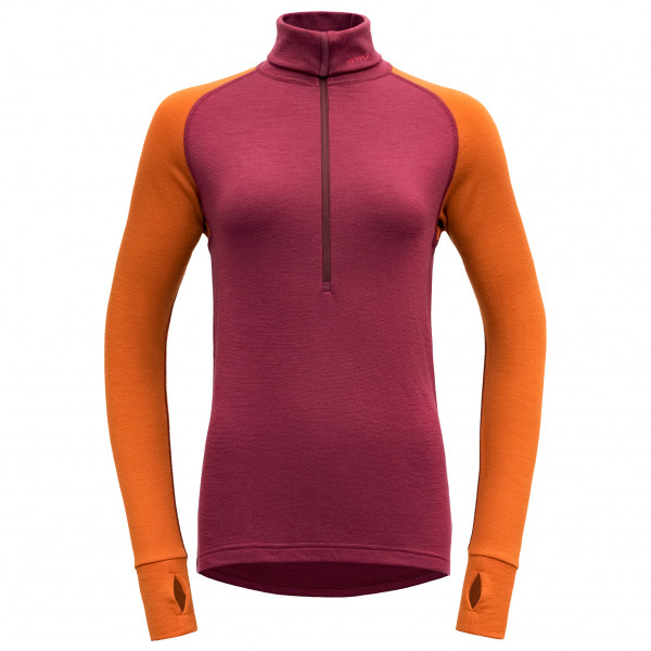Image of Devold - Expedition Woman Zip Neck - Merinounterwäsche Gr S rot bei Bergfreunde.ch - der Outdoor Shop