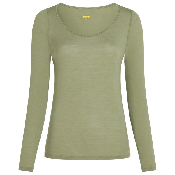 Image of Icebreaker - Women"s Siren L/S Sweetheart - Merinounterwäsche Gr L oliv'