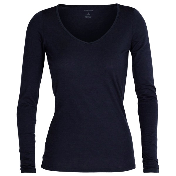 Icebreaker - Women's Siren L/S Sweetheart - Merinounterwäsche Gr L blau