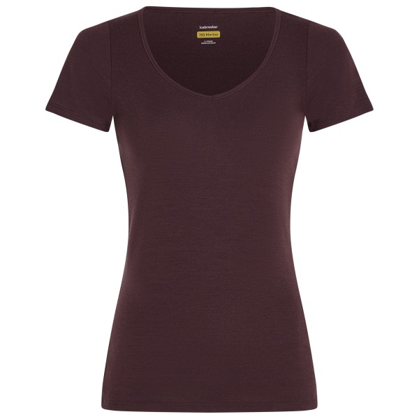 Image of Icebreaker - Women"s Siren S/S Sweetheart - Merinounterwäsche Gr M braun'