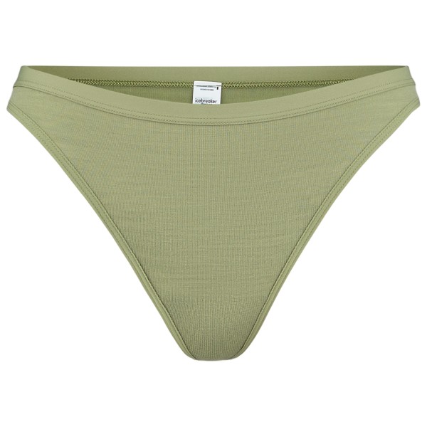 Image of Icebreaker - Women"s Siren Thong - Merinounterhose Gr S oliv'