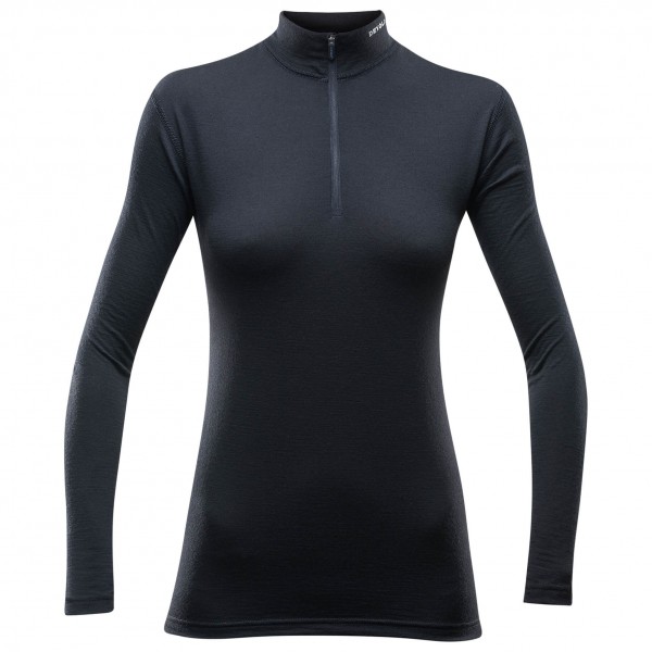 Image of Devold - Breeze Woman Half Zip Neck - Merinounterwäsche Gr L schwarz