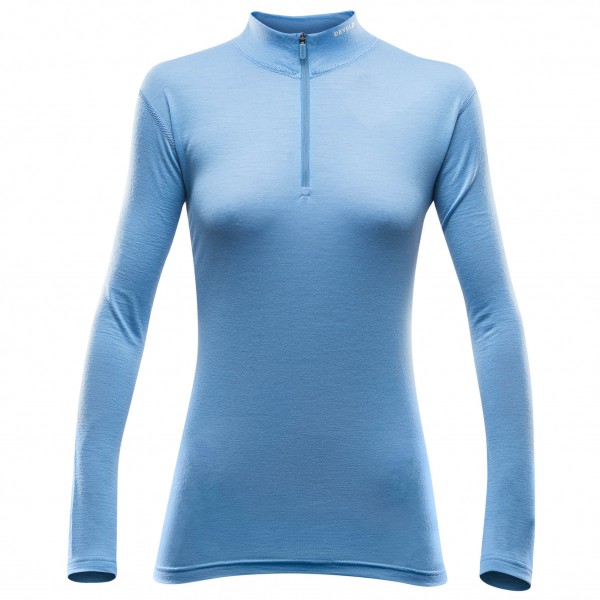 Image of Devold - Breeze Woman Half Zip Neck - Merinounterwäsche Gr L;M;S;XL;XS rot;schwarz