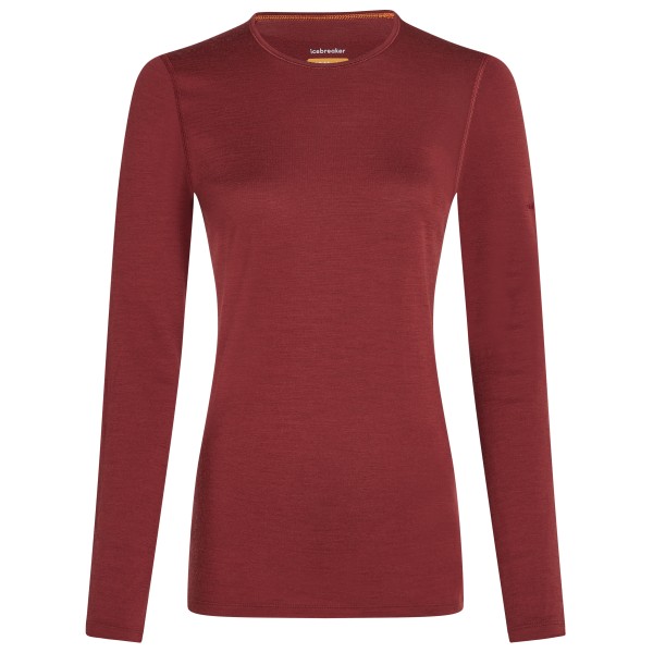Image of Icebreaker - Women"s 200 Oasis L/S Crewe - Merinounterwäsche Gr M rot'
