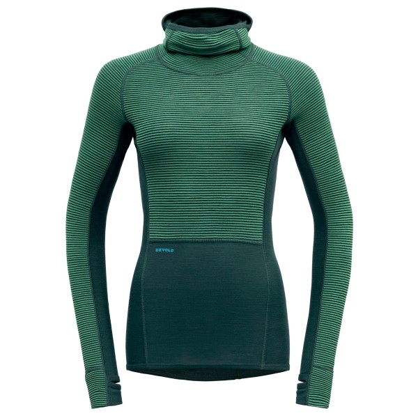 Image of Devold - Women"s Tuvegga Sport Air Hoodie - Merinounterwäsche Gr S grün'