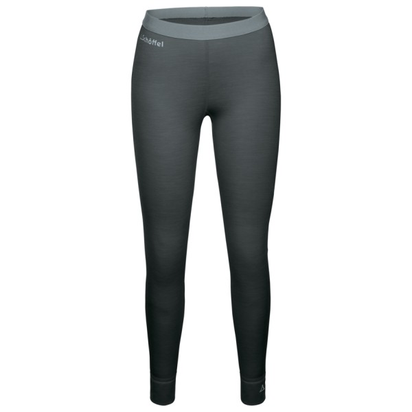 Image of Schöffel - Women"s Merino Sport Pants Long - Merinounterwäsche Gr L grau/schwarz'