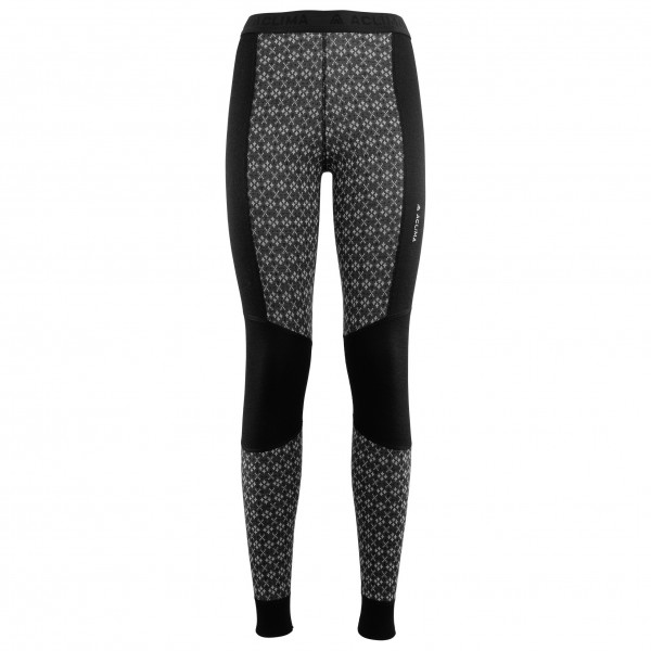 Image of Aclima - Women's Designwool Glitre Longs - Merinounterwäsche Gr M schwarz/grau bei Bergfreunde.ch - der Outdoor Shop