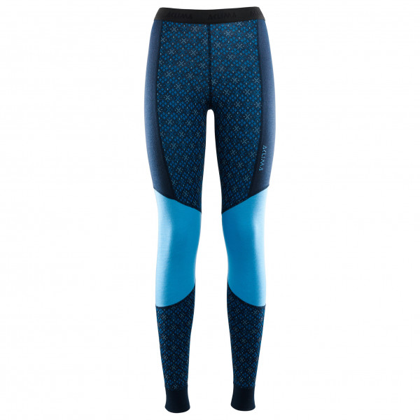 Image of Aclima - Women's Designwool Glitre Longs - Merinounterwäsche Gr L;M;S;XL;XS blau;schwarz/grau bei Bergfreunde.ch - der Outdoor Shop