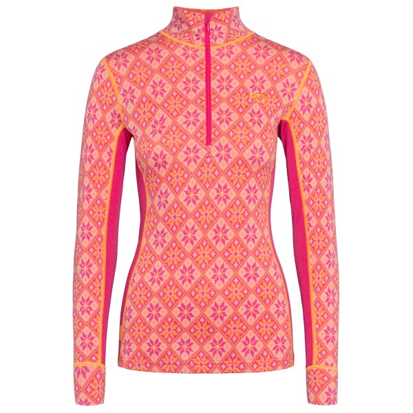 Image of Kari Traa - Women"s Rose Half-Zip - Merinounterwäsche Gr XXL rot'