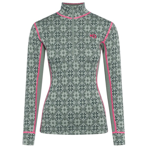 Image of Kari Traa - Women"s Rose Half-Zip - Merinounterwäsche Gr L grau'