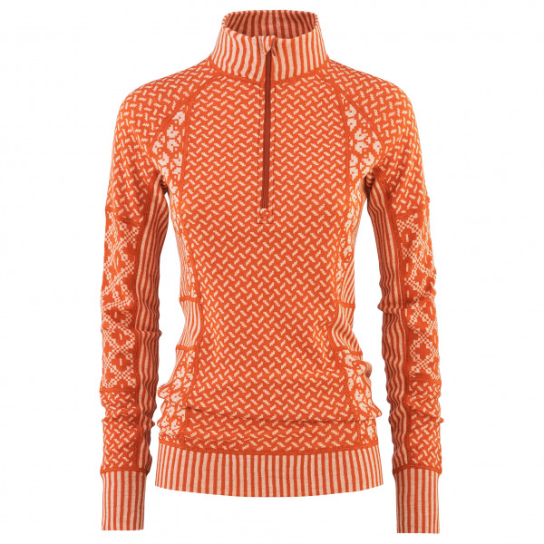 Image of Kari Traa - Women's Smekker Half-Zip - Merinounterwäsche Gr S rot bei Bergfreunde.ch - der Outdoor Shop