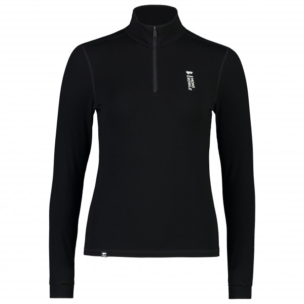 Image of Mons Royale - Women"s Cascade Merino Flex 200 1/4 Zip - Merinounterwäsche Gr L schwarz'