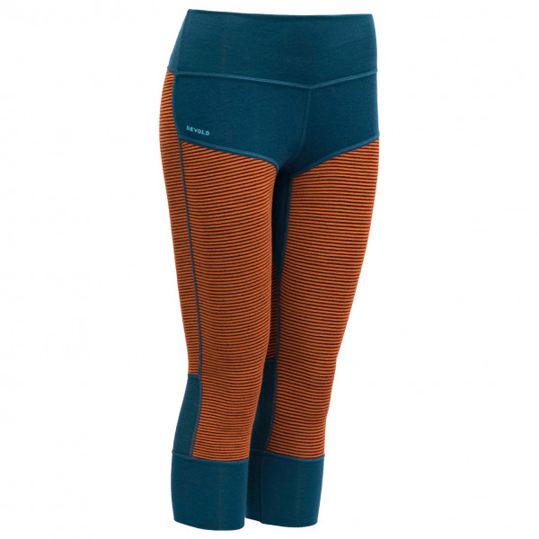 Image of Devold - Women's Tuvegga Sport Air 3/4 Long Johns - Merinounterwäsche Gr M blau/braun bei Bergfreunde.ch - der Outdoor Shop