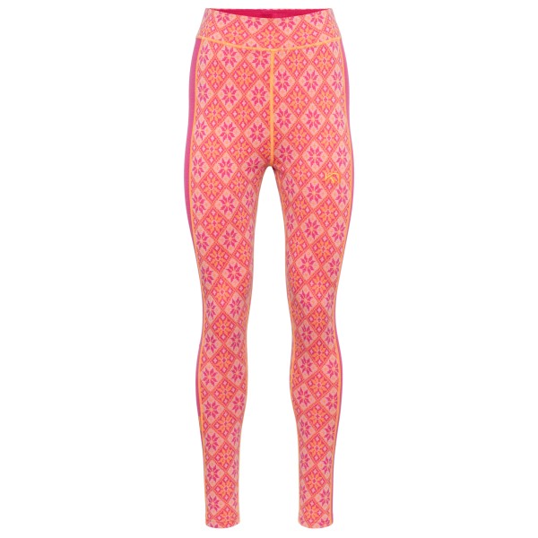 Image of Kari Traa - Women"s Rose High Waist Pant - Merinounterwäsche Gr L rosa/rot'