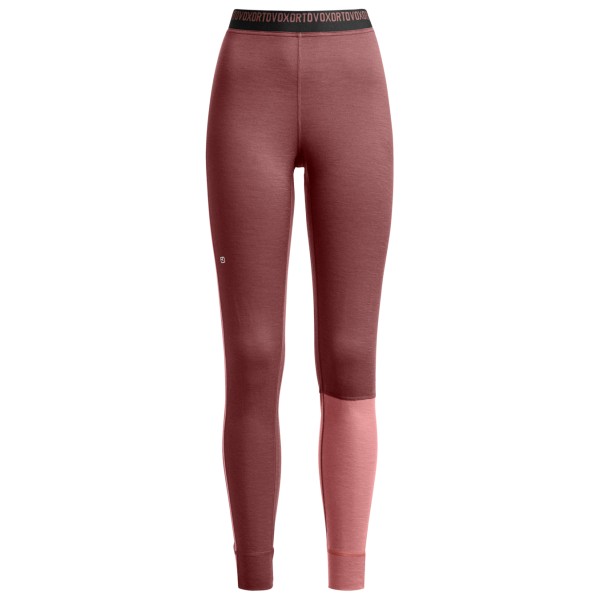 Ortovox - Women's 185 Rock'N'Wool Long Pants - Merinounterwäsche Gr XS rot