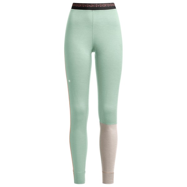 Ortovox - Women's 185 Rock'N'Wool Long Pants - Merinounterwäsche Gr L grün