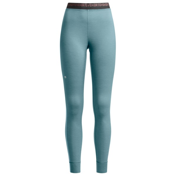 Ortovox - Women's 185 Rock'N'Wool Long Pants - Merinounterwäsche Gr S türkis
