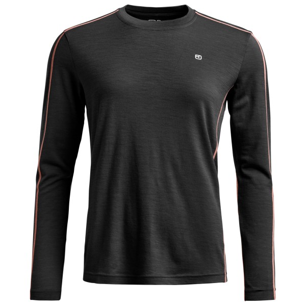 Merinounterwäsche Ortovox 185 Rock'N'Wool Long Sleeve Damen (Gr XS |schwarz)