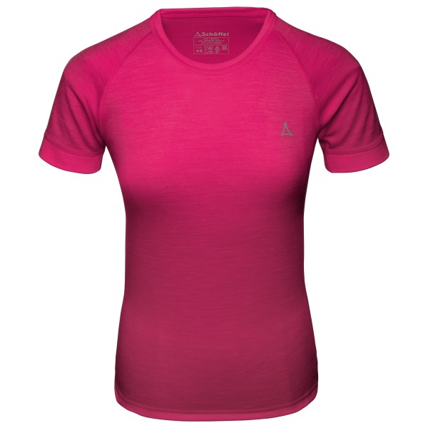 Image of Schöffel - Women's Merino Sport Shirt 1/2 Arm - Merinounterwäsche Gr L;M;S;XL grau;rosa bei Bergfreunde.ch - der Outdoor Shop